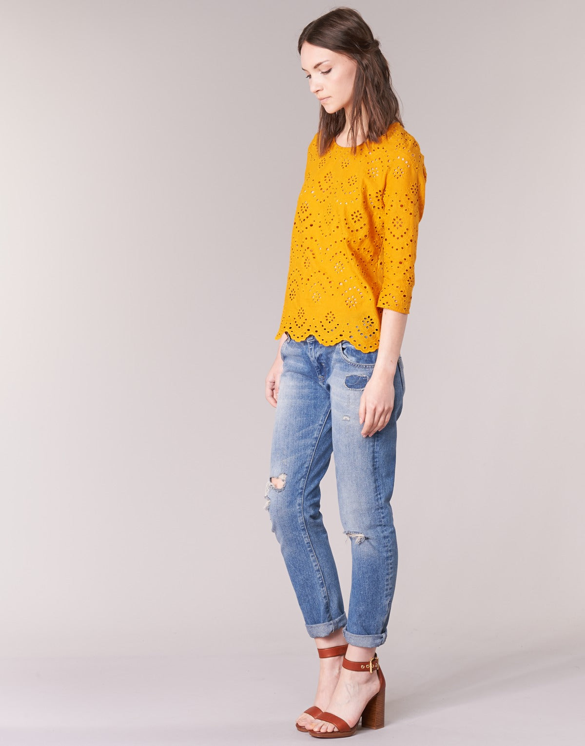 Camicetta Donna Betty London GRIZ Giallo