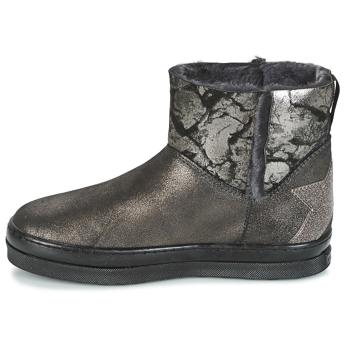 Stivaletti bambini ragazza Unisa FIS Argento