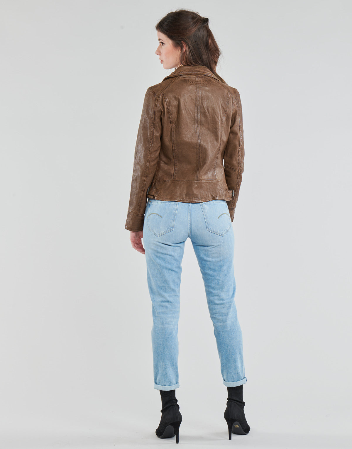 Giacca in pelle Donna Oakwood VIDEO Marrone