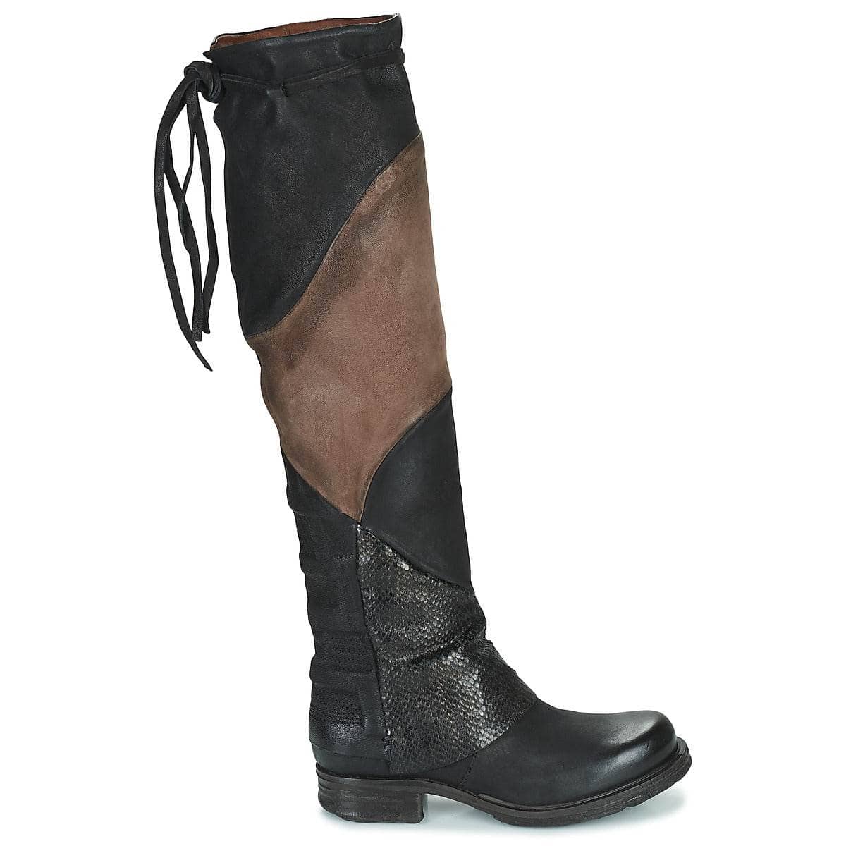 Stivali a metà coscia Donna Airstep / A.S.98 SAINT EC PATCH Nero