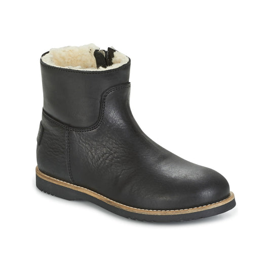 Stivaletti bambini ragazza Shabbies LOW STITCHDOWN LINED Nero