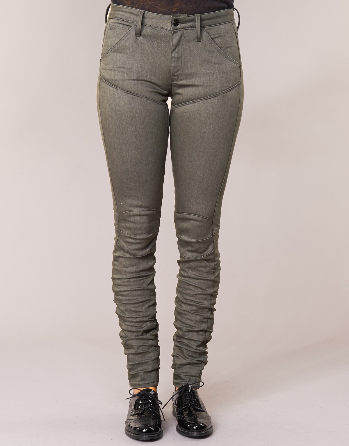 Jeans skynny Donna G-Star Raw 5620 STAQ 3D MID SKINNY COJ WMN Kaki