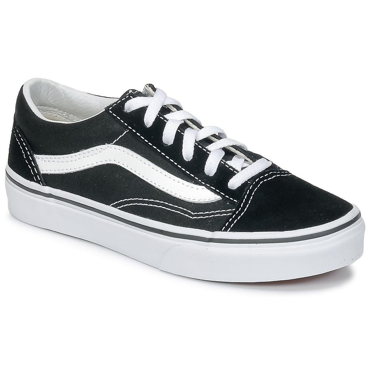 Scarpe bambini ragazza Vans OLD SKOOL V Nero