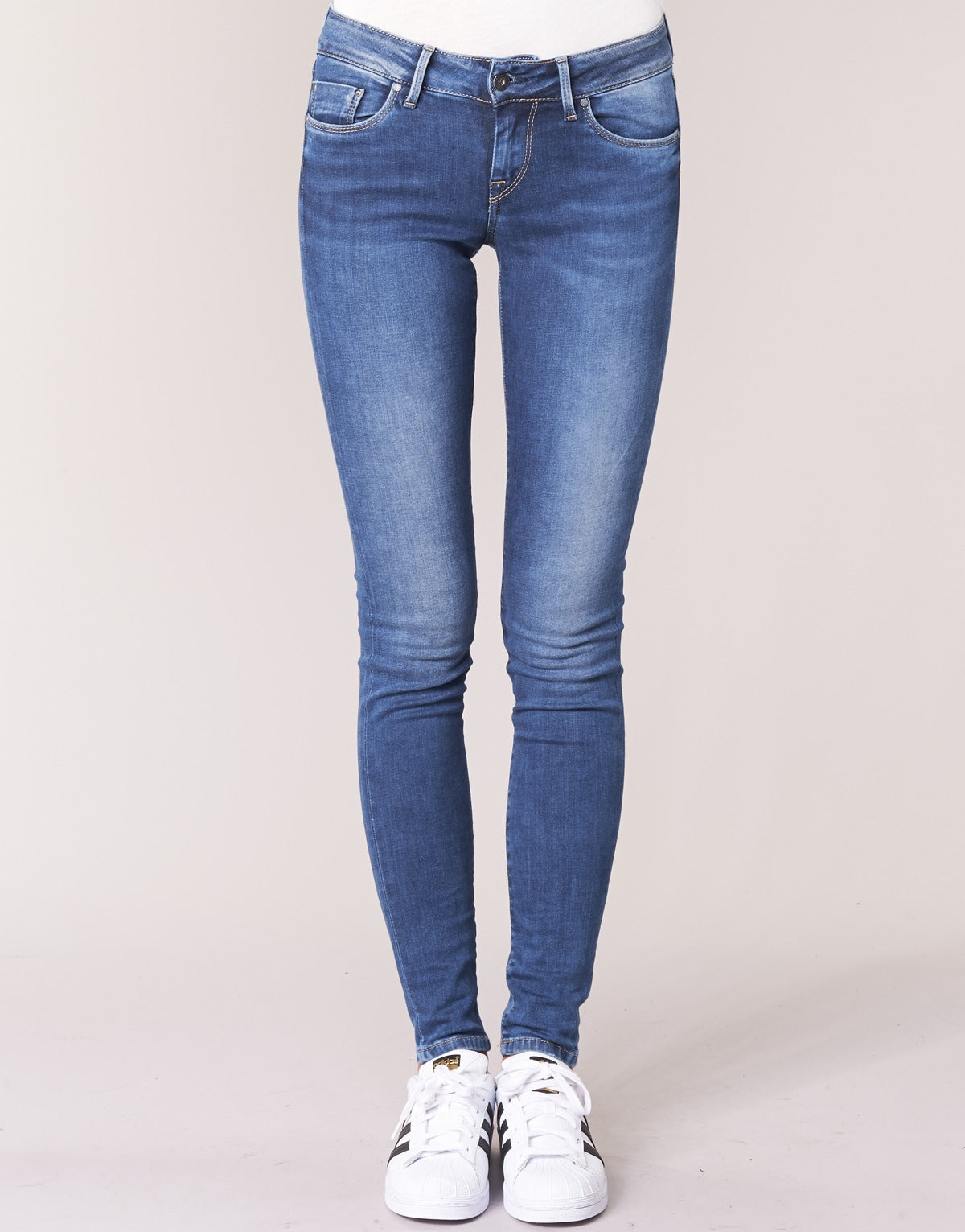 Jeans skynny Donna Pepe jeans SOHO Blu