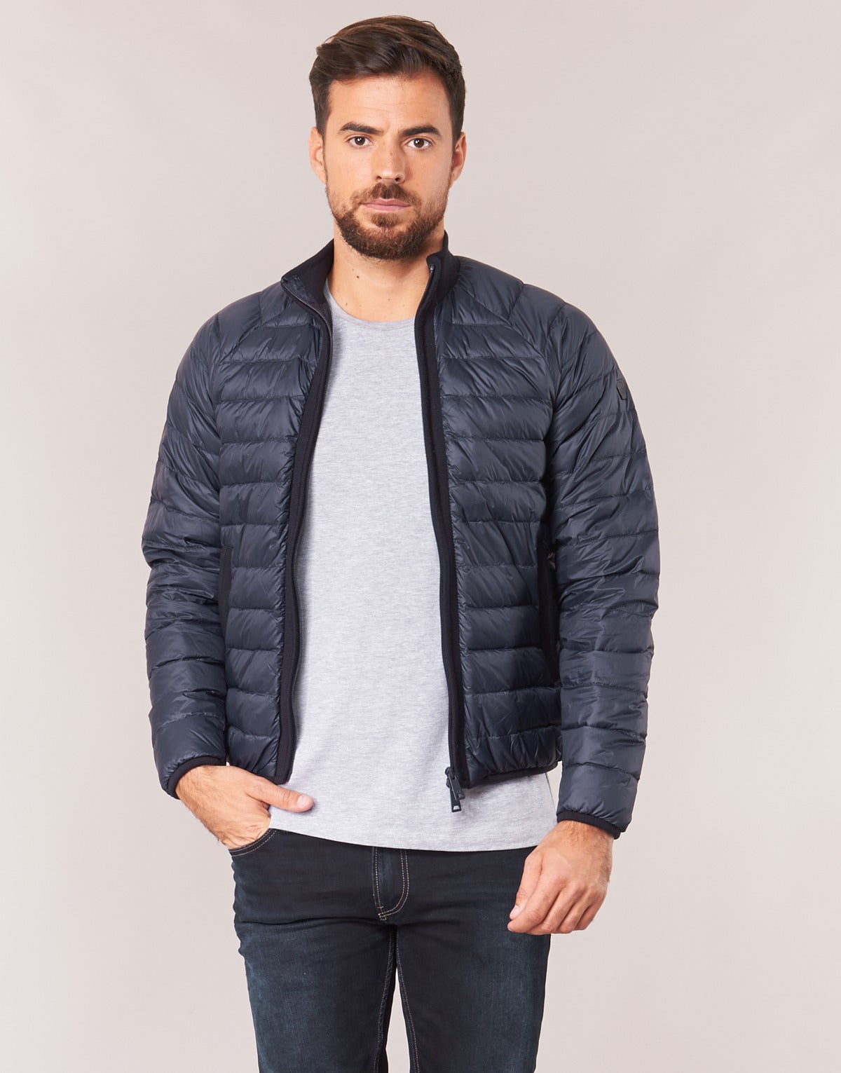 Piumino Uomo Armani jeans JILLU Blu