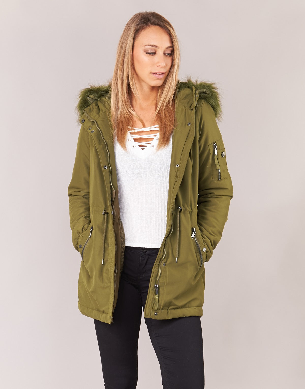 Parka Donna Vero Moda CANDY Kaki