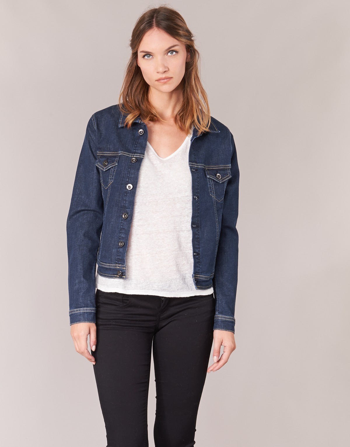 Giacca in jeans Donna Betty London IHELEFI Blu