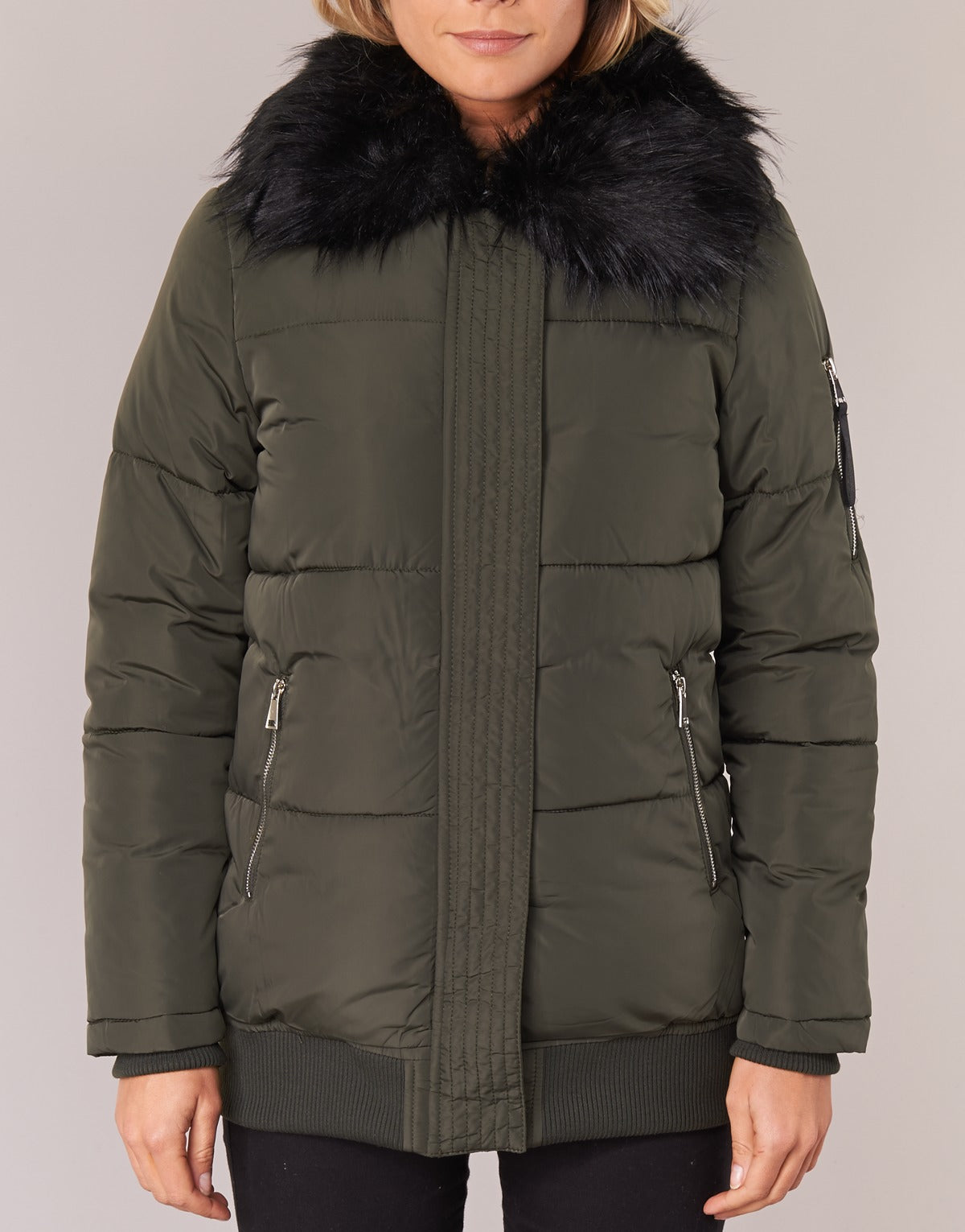 Piumino Donna Moony Mood HIPATI Kaki