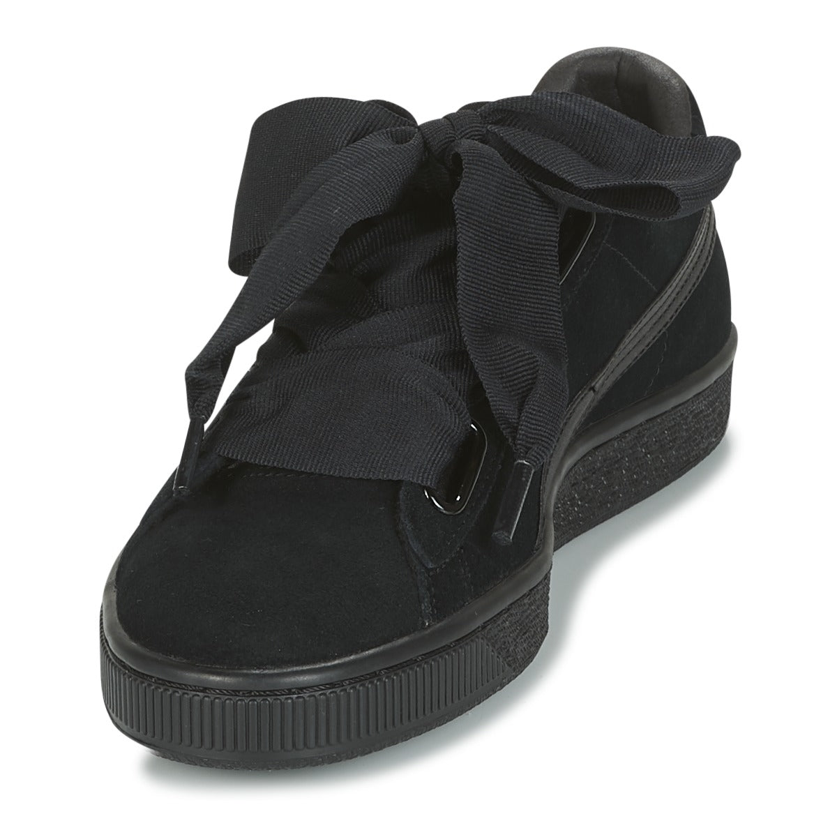 Sneakers basse Donna Puma W SUEDE HEART EP.BLACK Nero