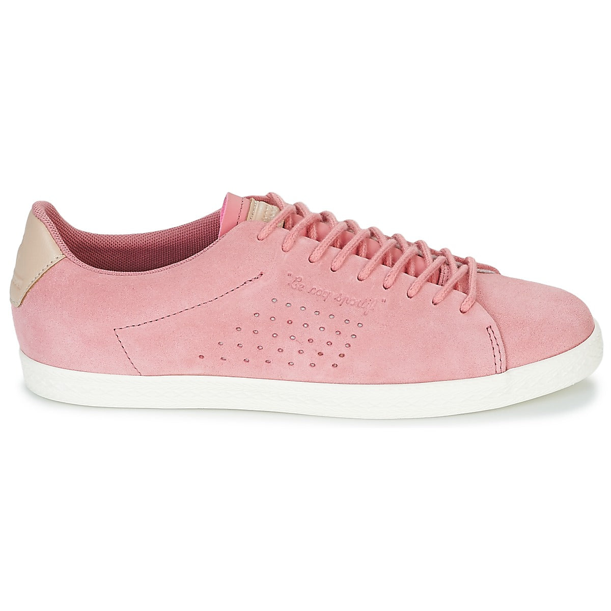 Sneakers basse Donna Le Coq Sportif CHARLINE SUEDE Rosa