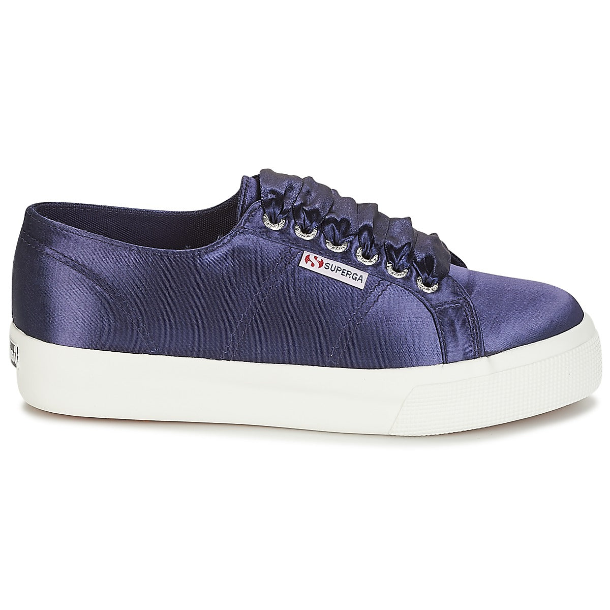 Sneakers basse Donna Superga 2730 SATIN W Blu