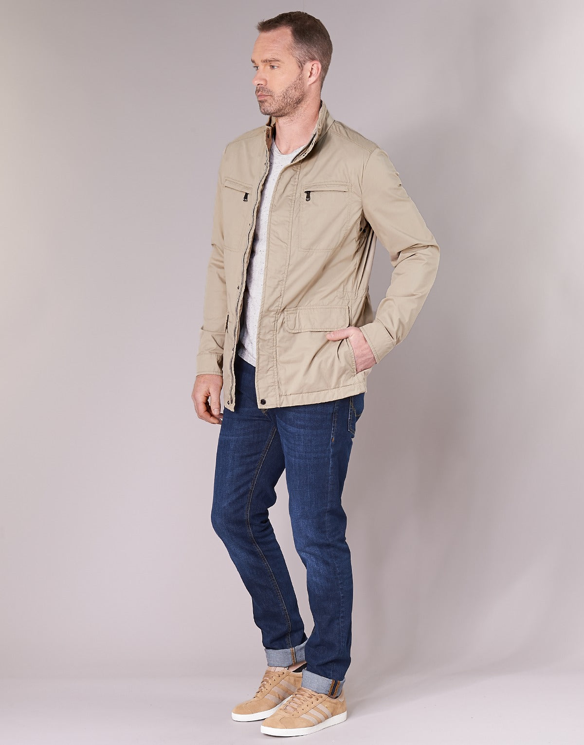 Parka Uomo Geox PINOD Beige