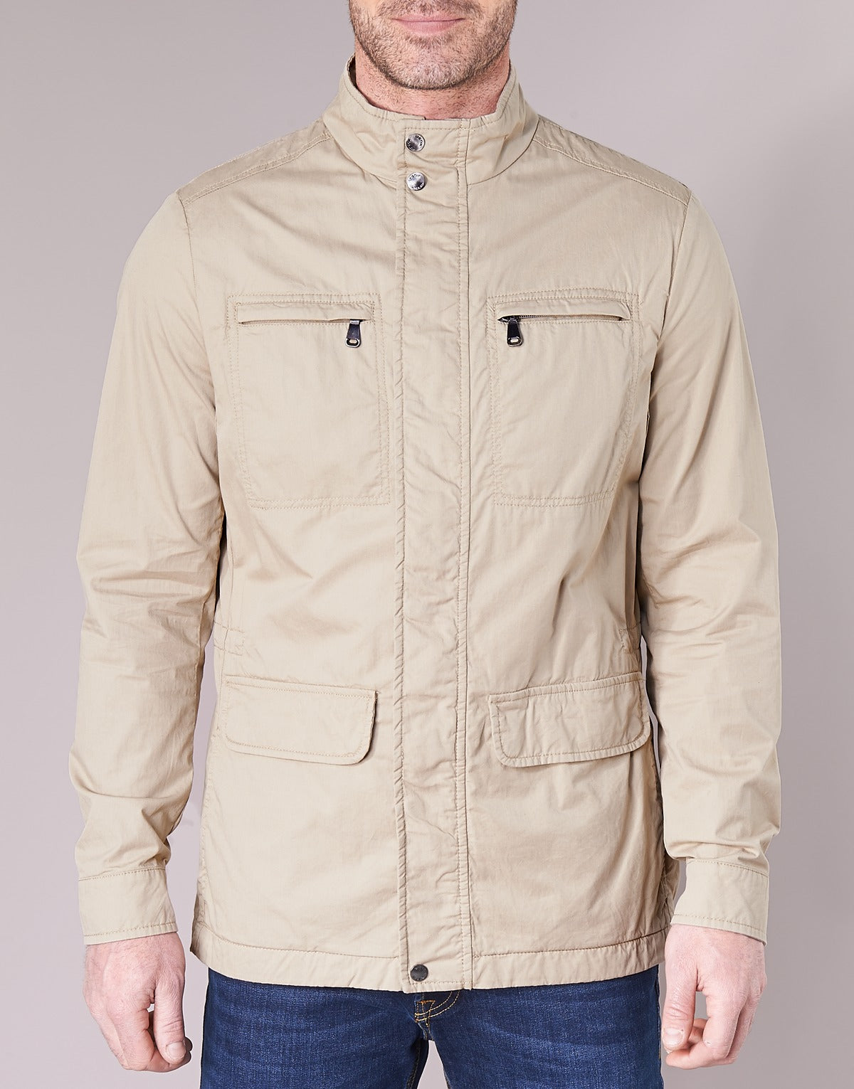 Parka Uomo Geox PINOD Beige