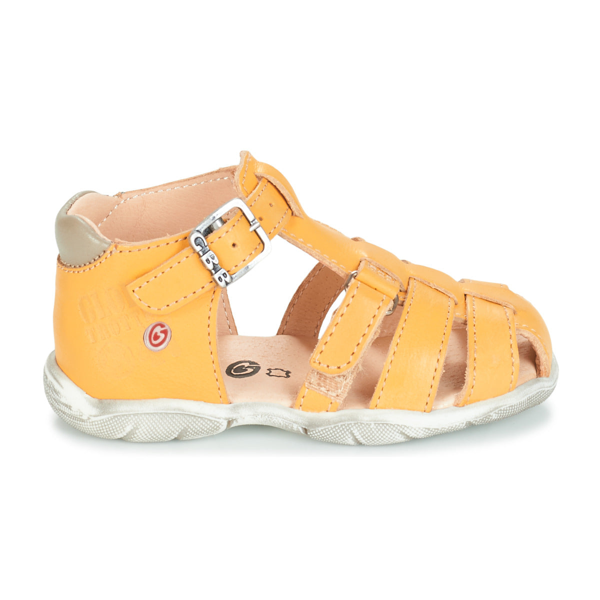 Sandali bambini ragazzo GBB PRIGENT Giallo