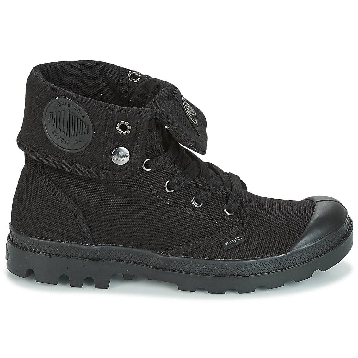 Sneakers alte Donna Palladium BAGGY Nero