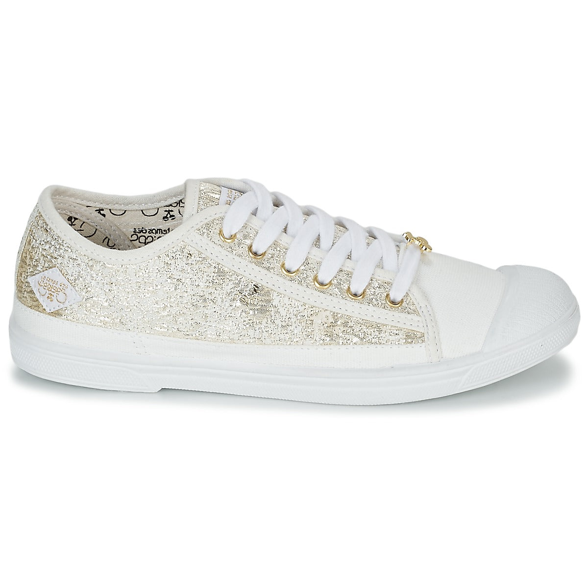 Sneakers basse Donna Le Temps des Cerises BASIC 02 Oro