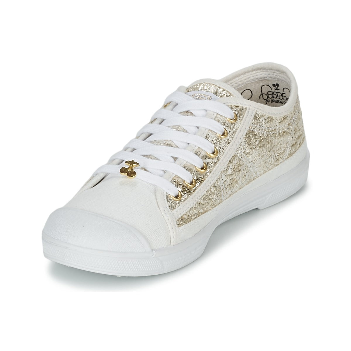 Sneakers basse Donna Le Temps des Cerises BASIC 02 Oro