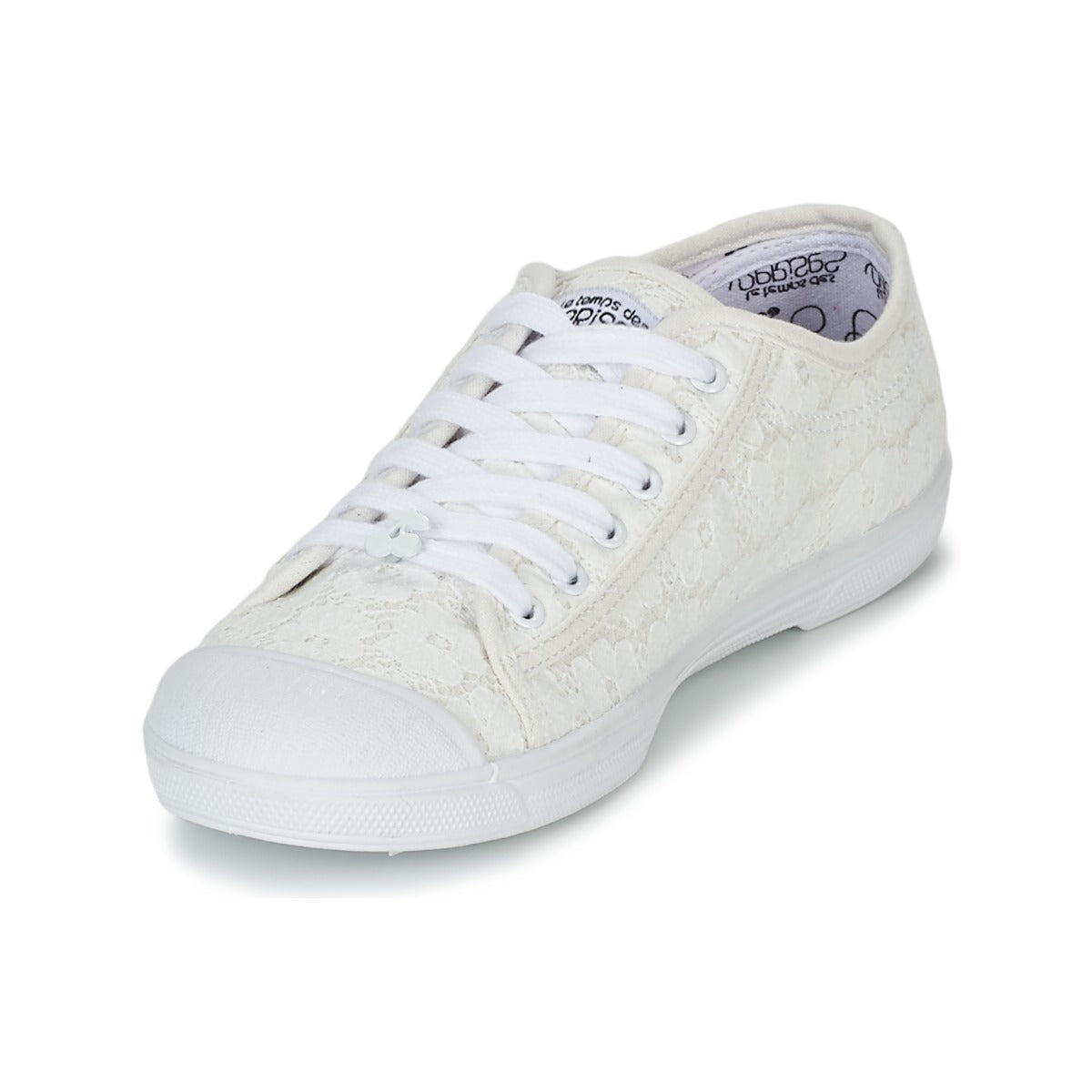 Sneakers basse Donna Le Temps des Cerises BASIC 02 Bianco