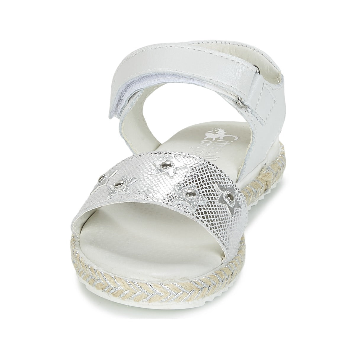Sandali bambini ragazza Citrouille et Compagnie ILEVANDOK Bianco