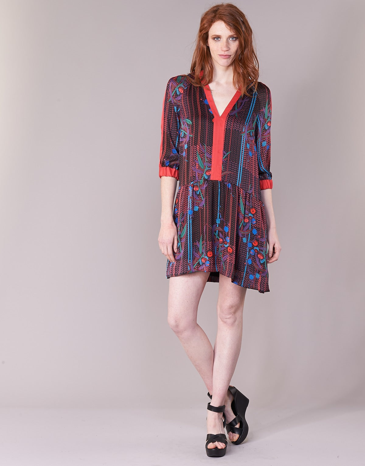 Abito corto Donna Sisley CEPAME Nero