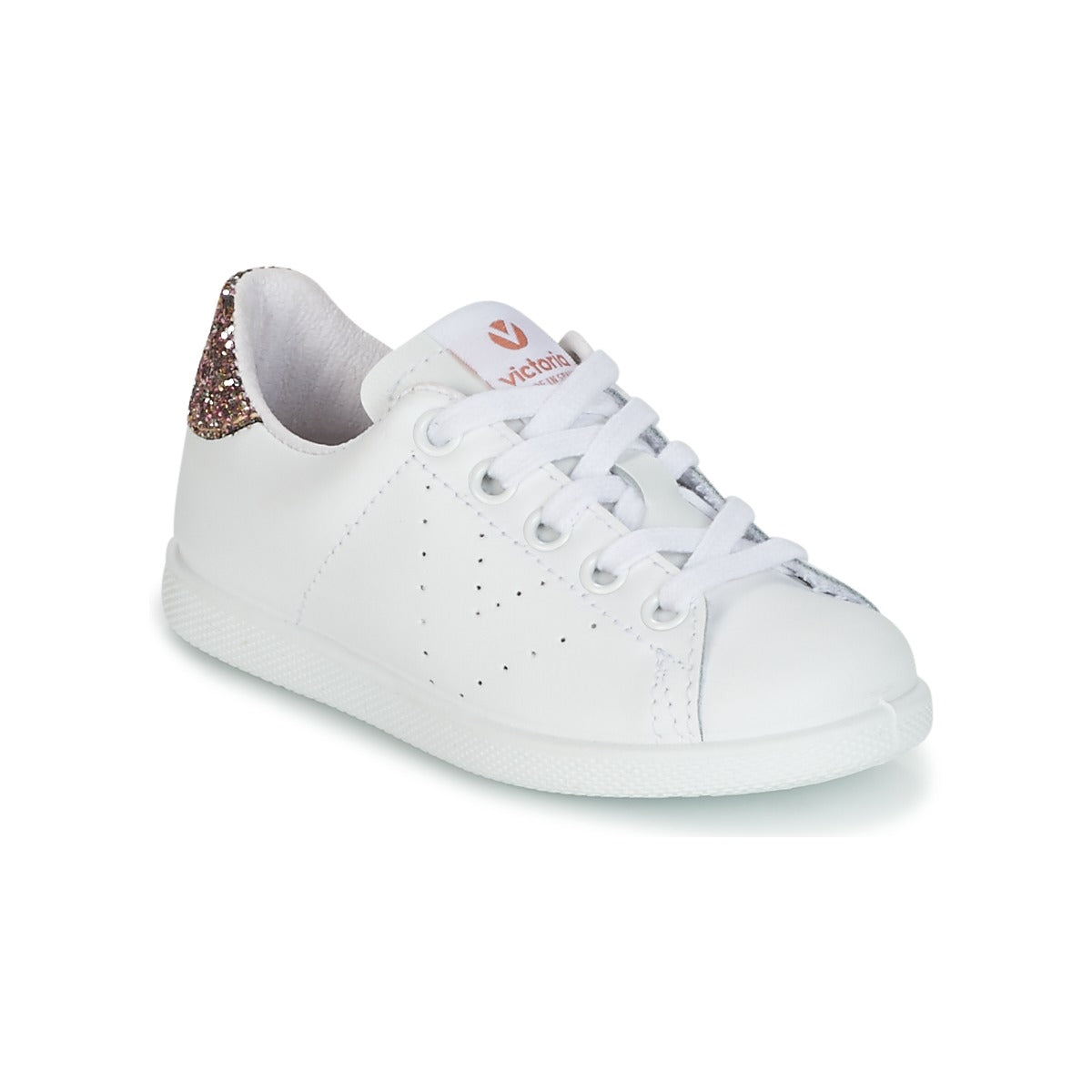 Scarpe bambini ragazza Victoria DEPORTIVO BASKET PIEL KID Bianco