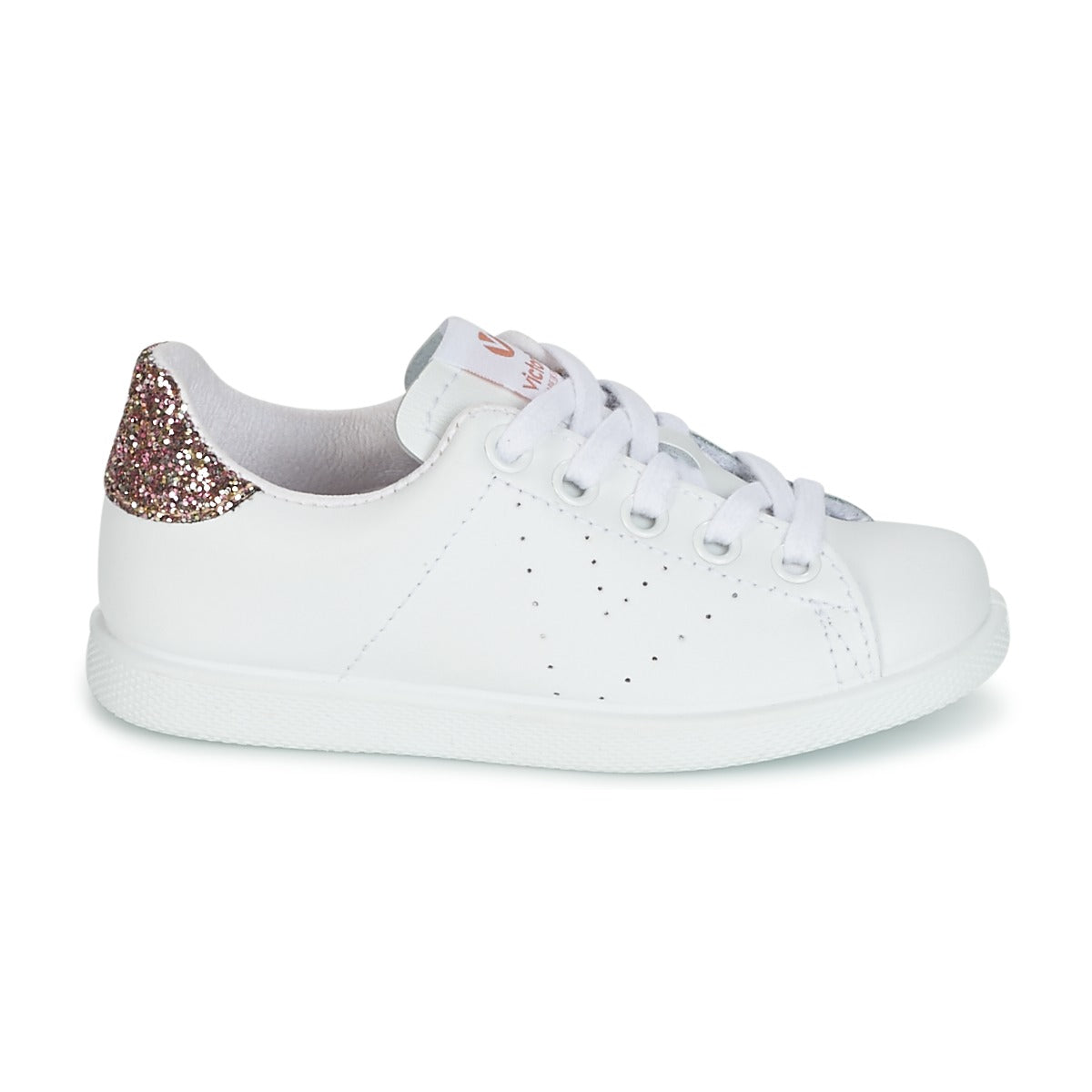 Scarpe bambini ragazza Victoria DEPORTIVO BASKET PIEL KID Bianco