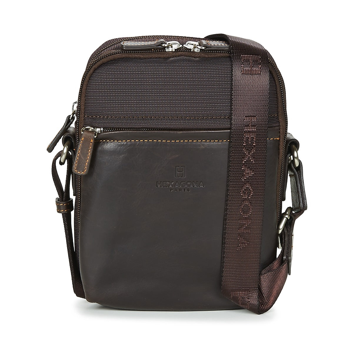 Borsa Shopping Uomo Hexagona BACACINE Marrone