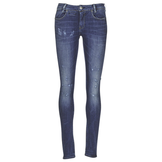 Jeans skynny Donna G-Star Raw D-STAQ 5 PKT MID SKINNY Blu