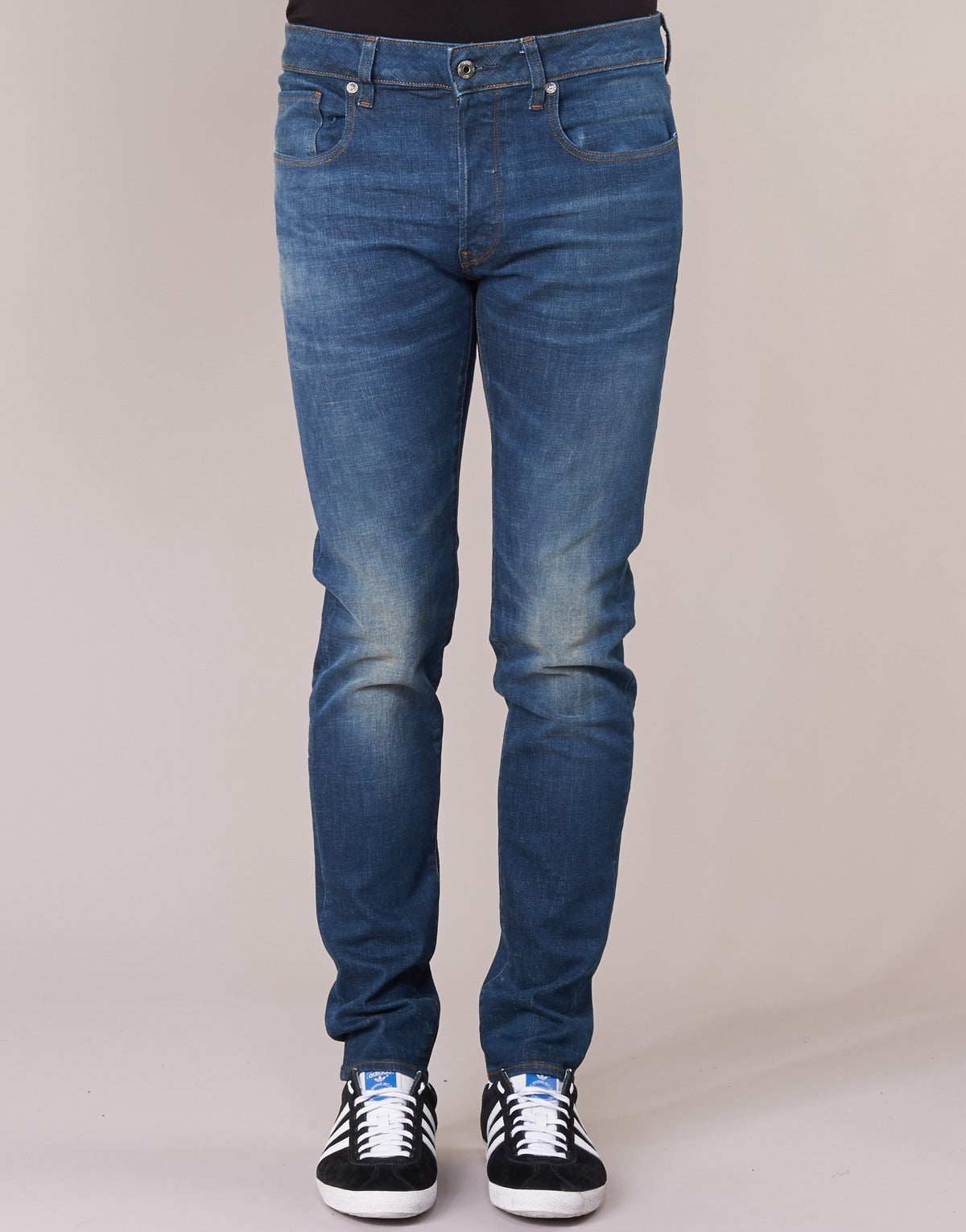 Jeans Slim Uomo G-Star Raw 3301 SLIM Blu