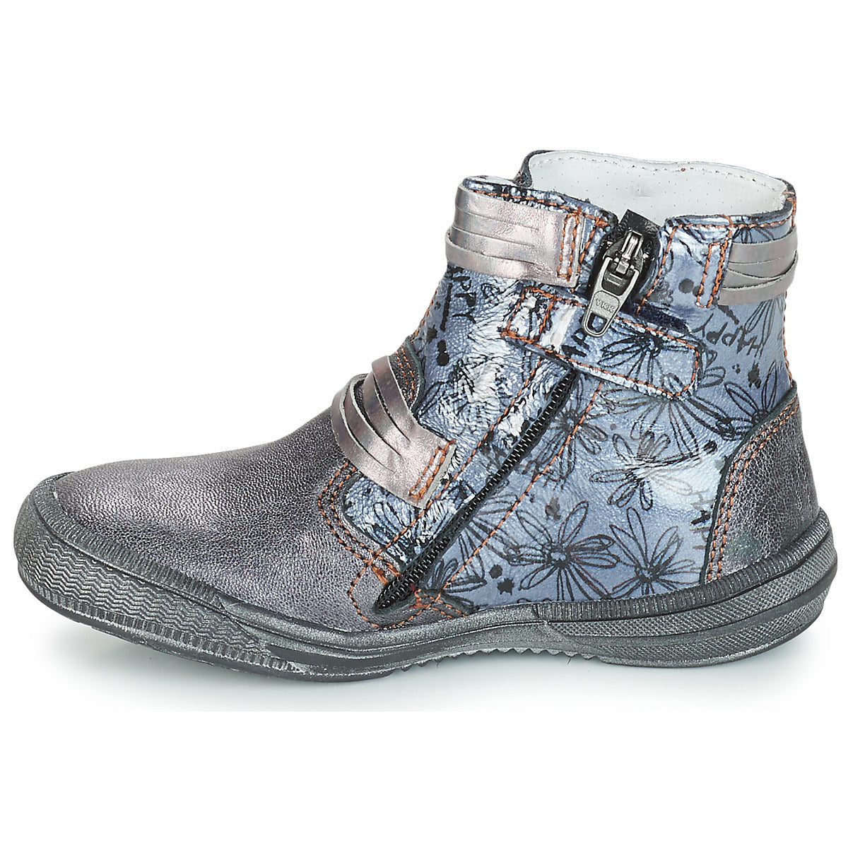 Stivaletti bambini ragazza GBB REVA Grigio