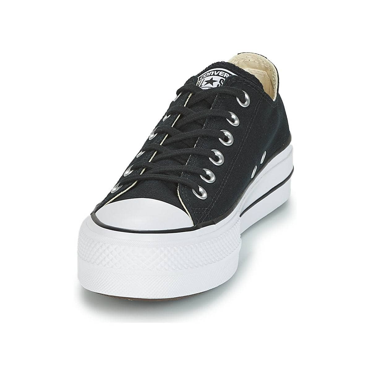 Sneakers basse Donna Converse Chuck Taylor All Star Lift Clean Ox Core Canvas Nero