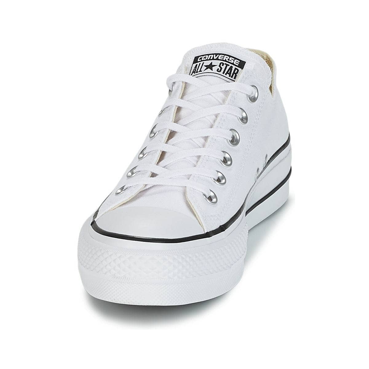Sneakers basse Donna Converse Chuck Taylor All Star Lift Clean Ox Core Canvas Bianco