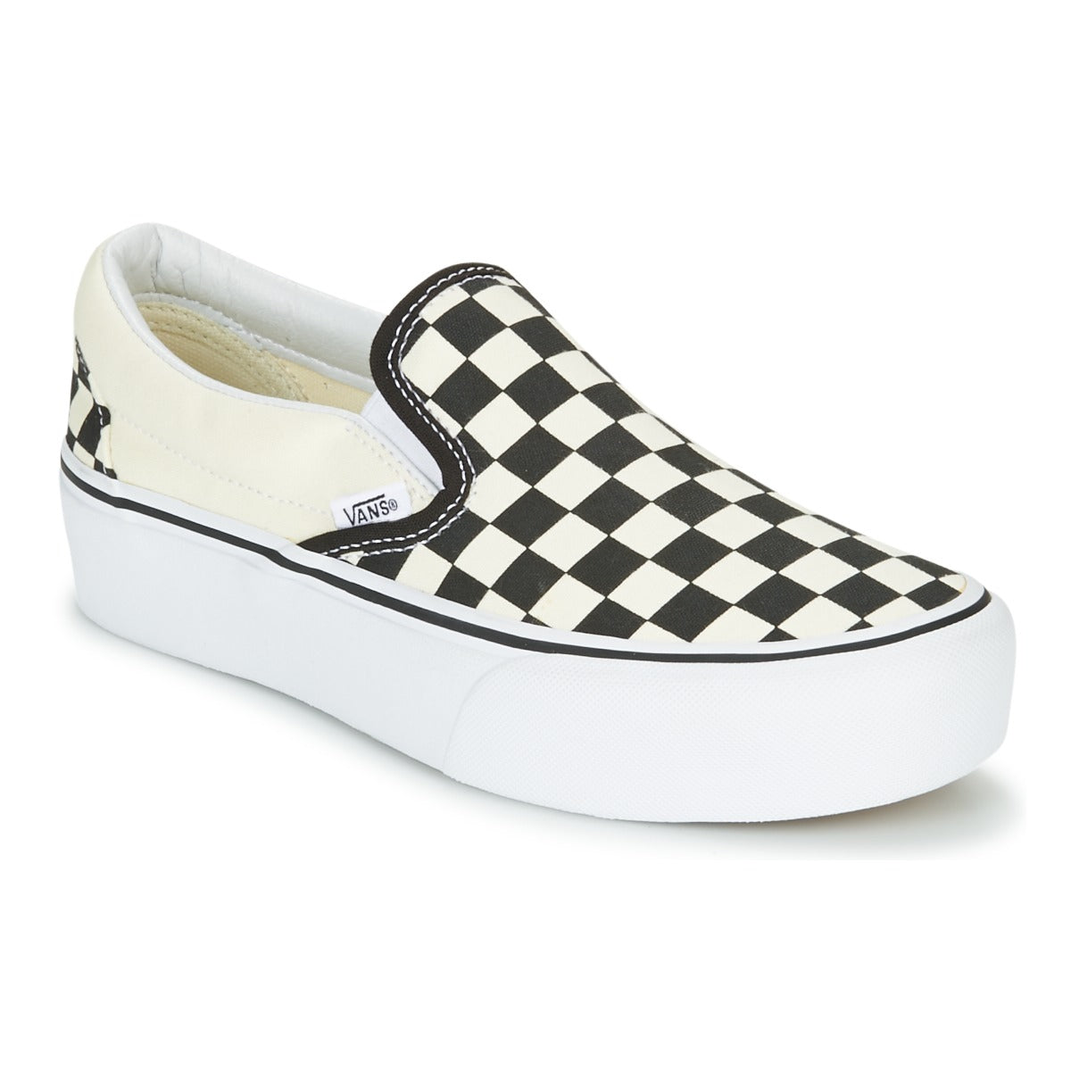 Scarpe Donna Vans Classic Slip-On Platform Bianco