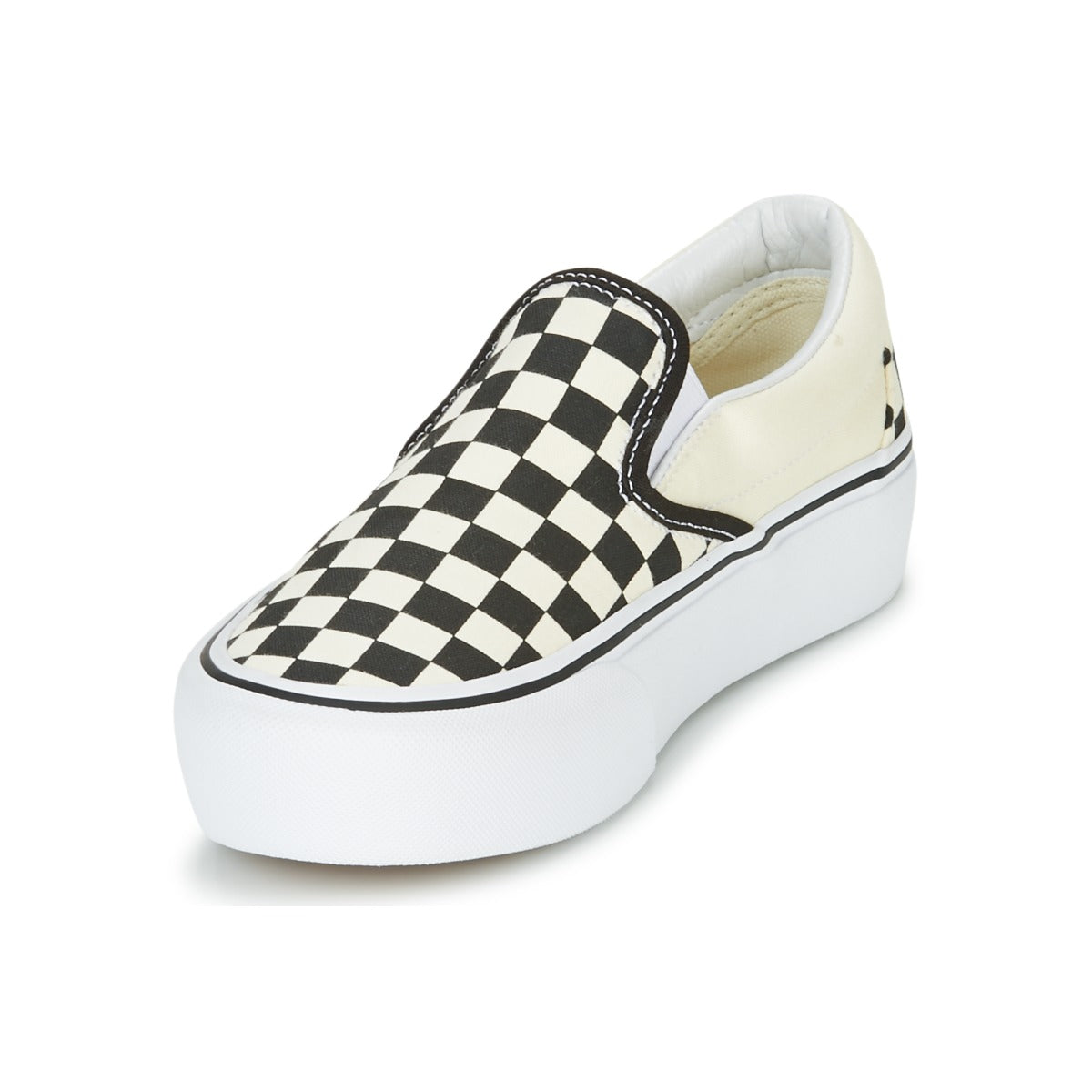 Scarpe Donna Vans Classic Slip-On Platform Bianco