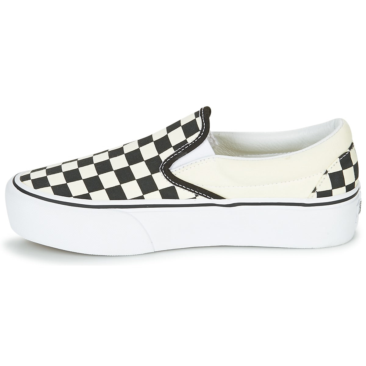 Scarpe Donna Vans Classic Slip-On Platform Bianco