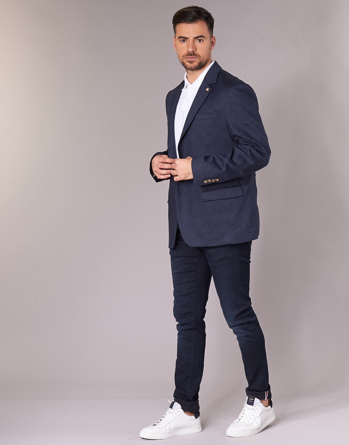 Giacca Uomo Serge Blanco SUTTON Blu