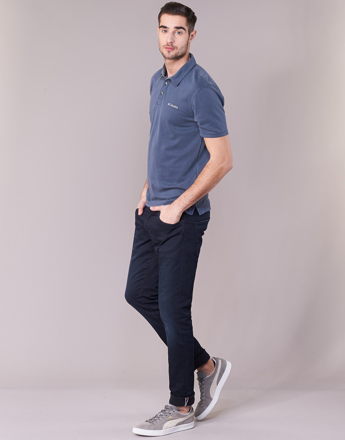 Polo Uomo Columbia NELSON POINT POLO Blu