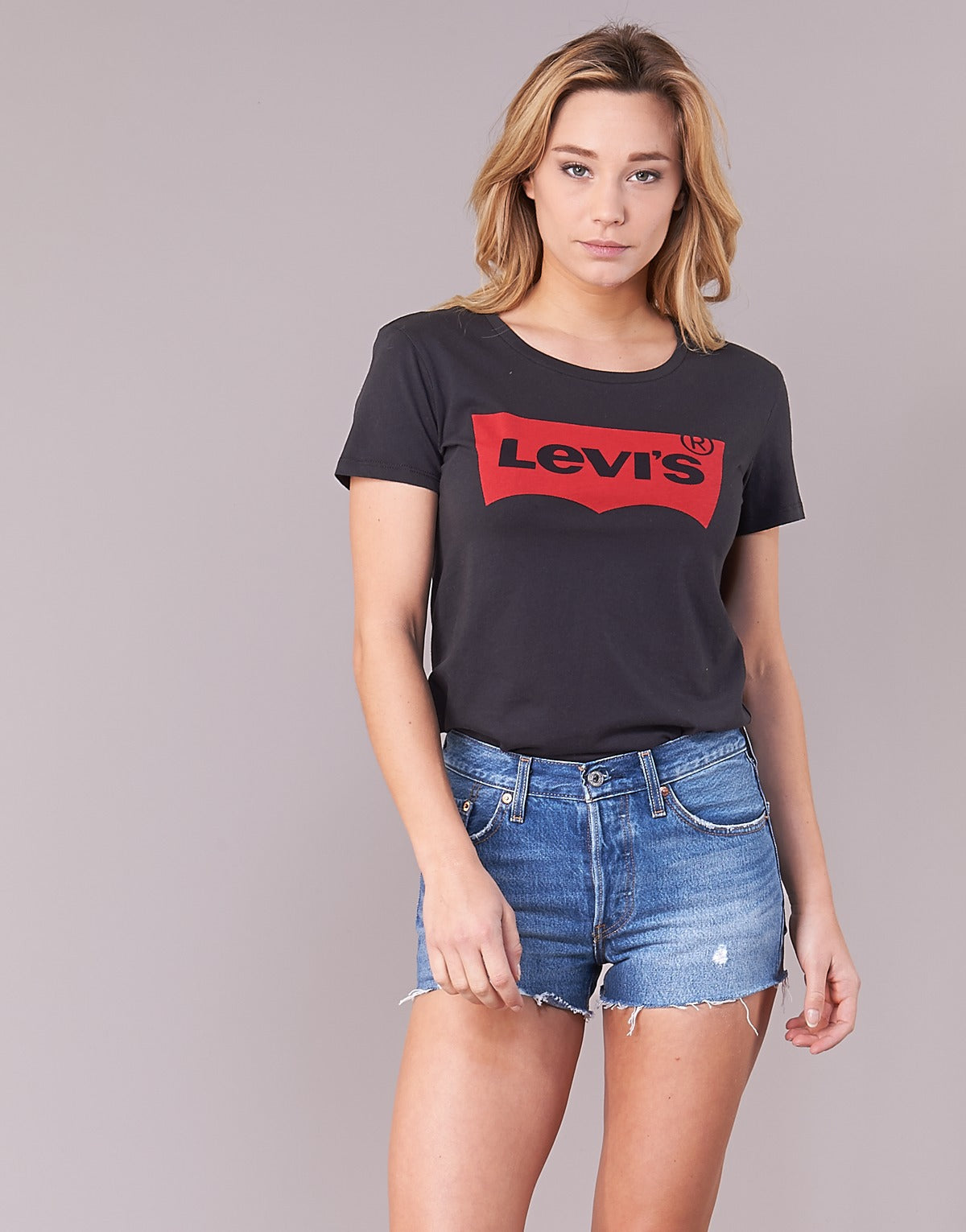 T-shirt Donna Levis THE PERFECT TEE Nero