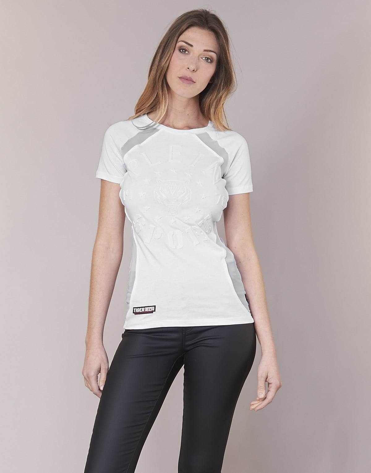 T-shirt Donna Philipp Plein Sport FORMA LINEA Bianco