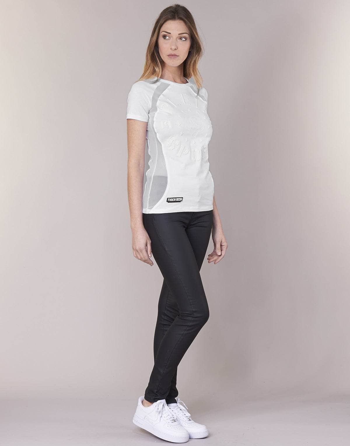 T-shirt Donna Philipp Plein Sport FORMA LINEA Bianco