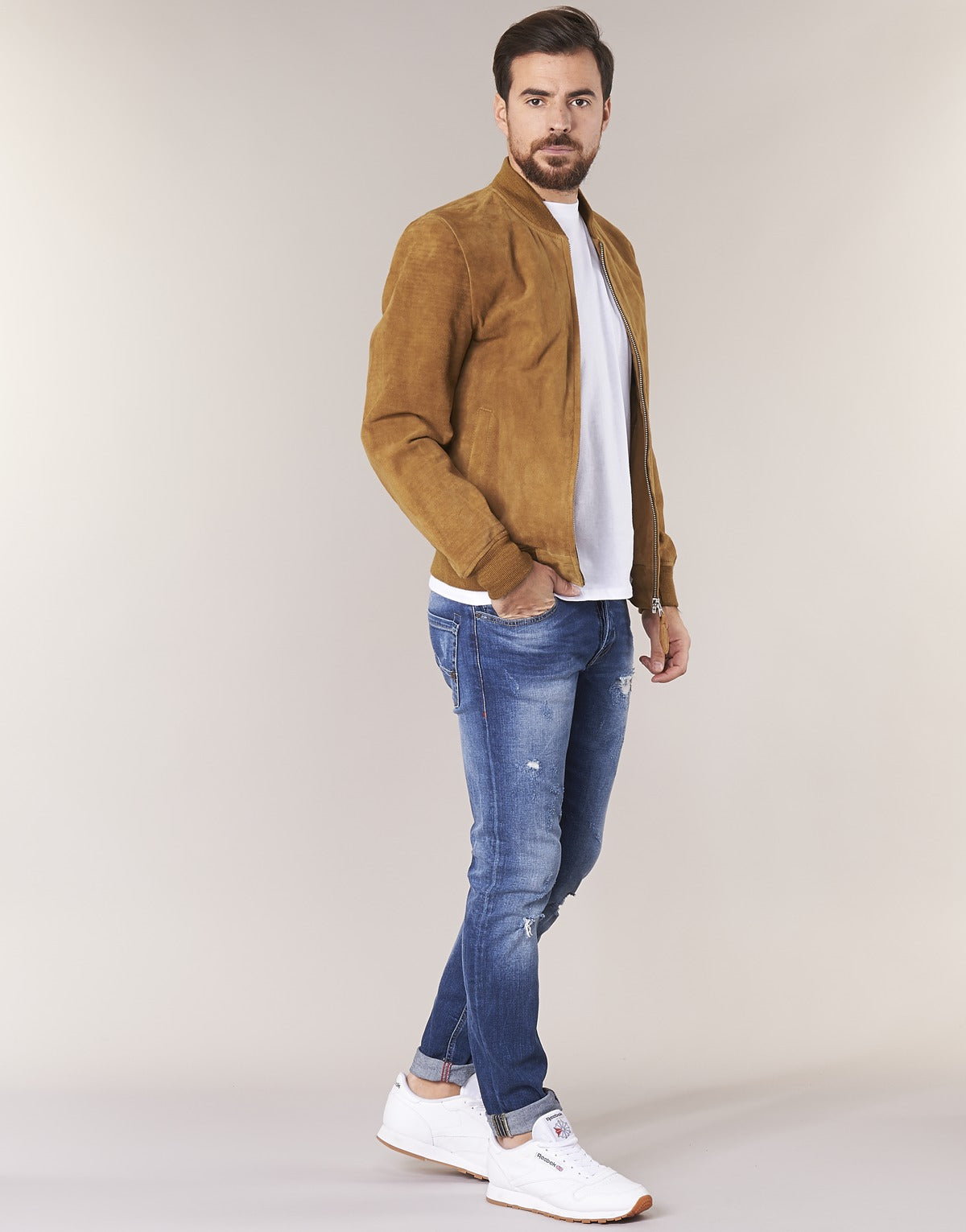 Giubbotto Uomo Schott LC301 Marrone