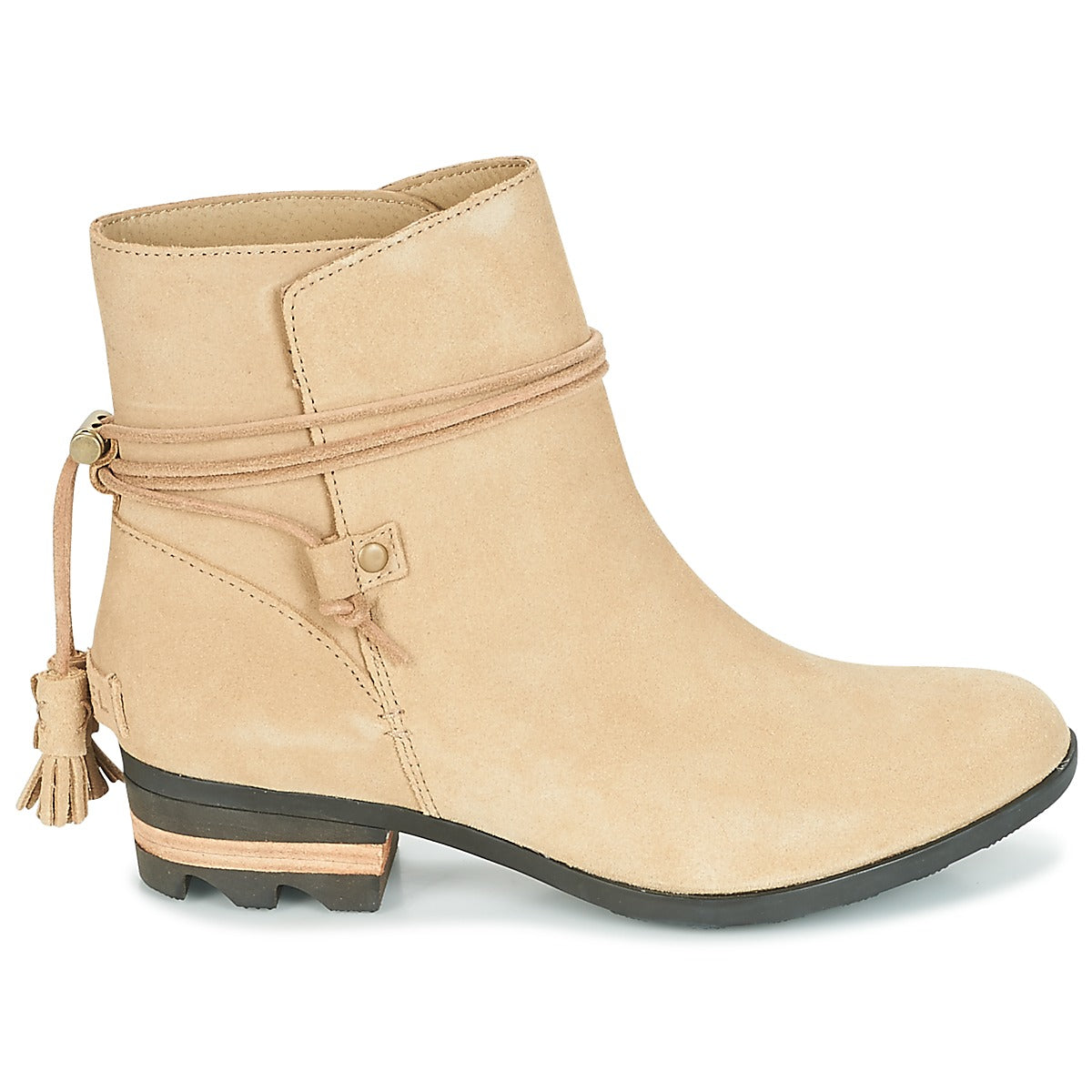 Stivaletti Donna Sorel Farah Short Beige