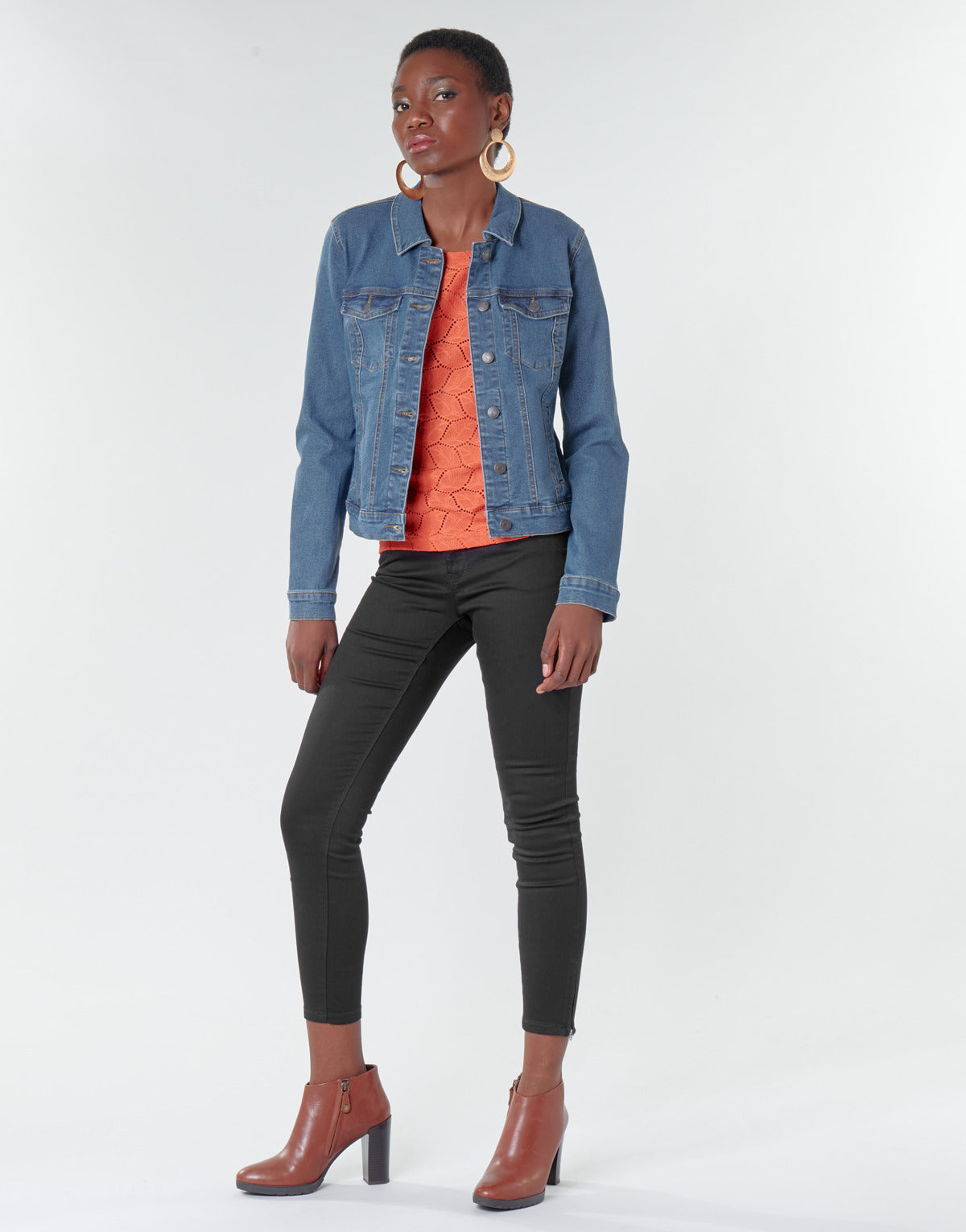 Giacca in jeans Donna Vero Moda VMHOT SOYA Blu