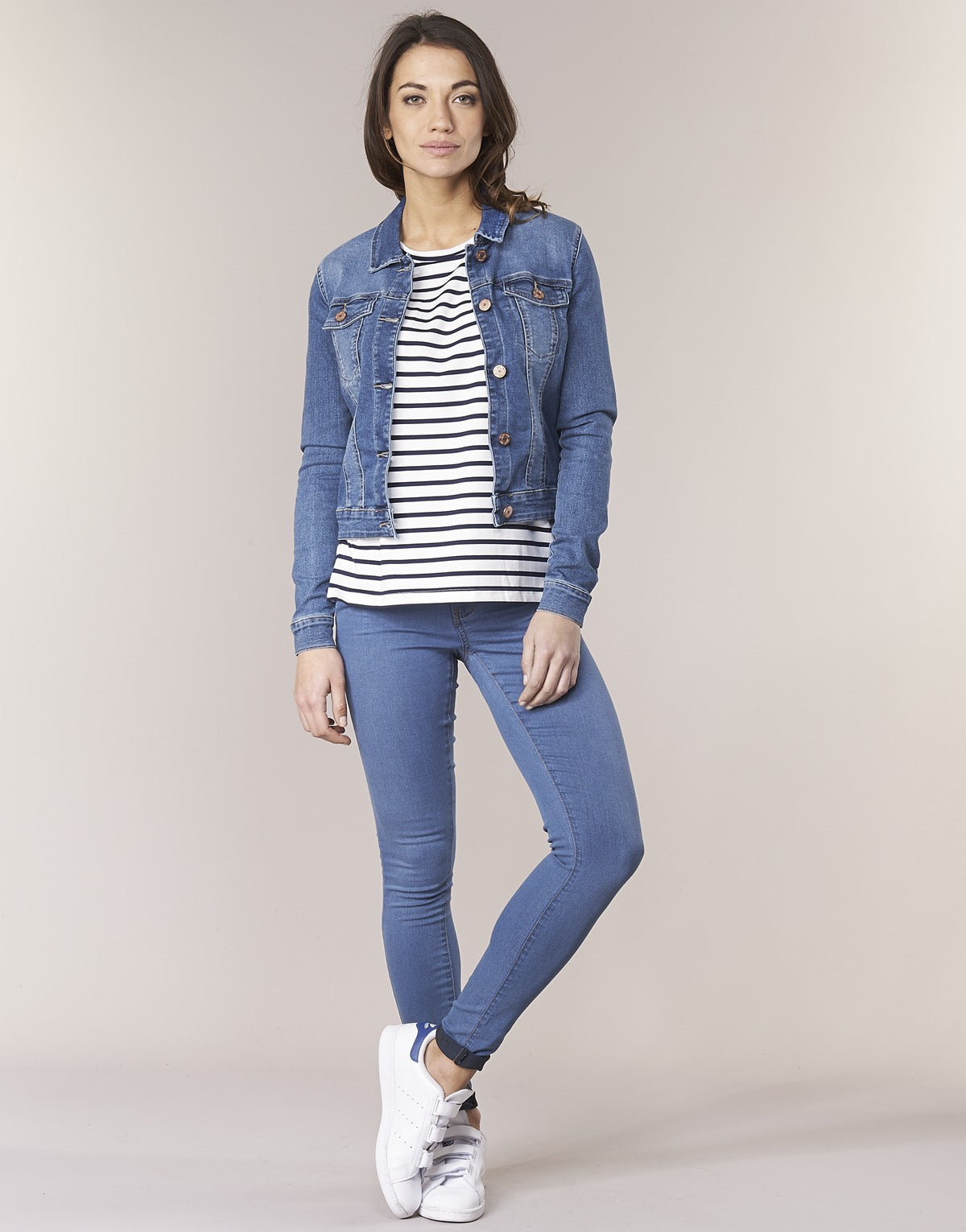 Jeans Slim Donna Noisy May NMEVE Blu