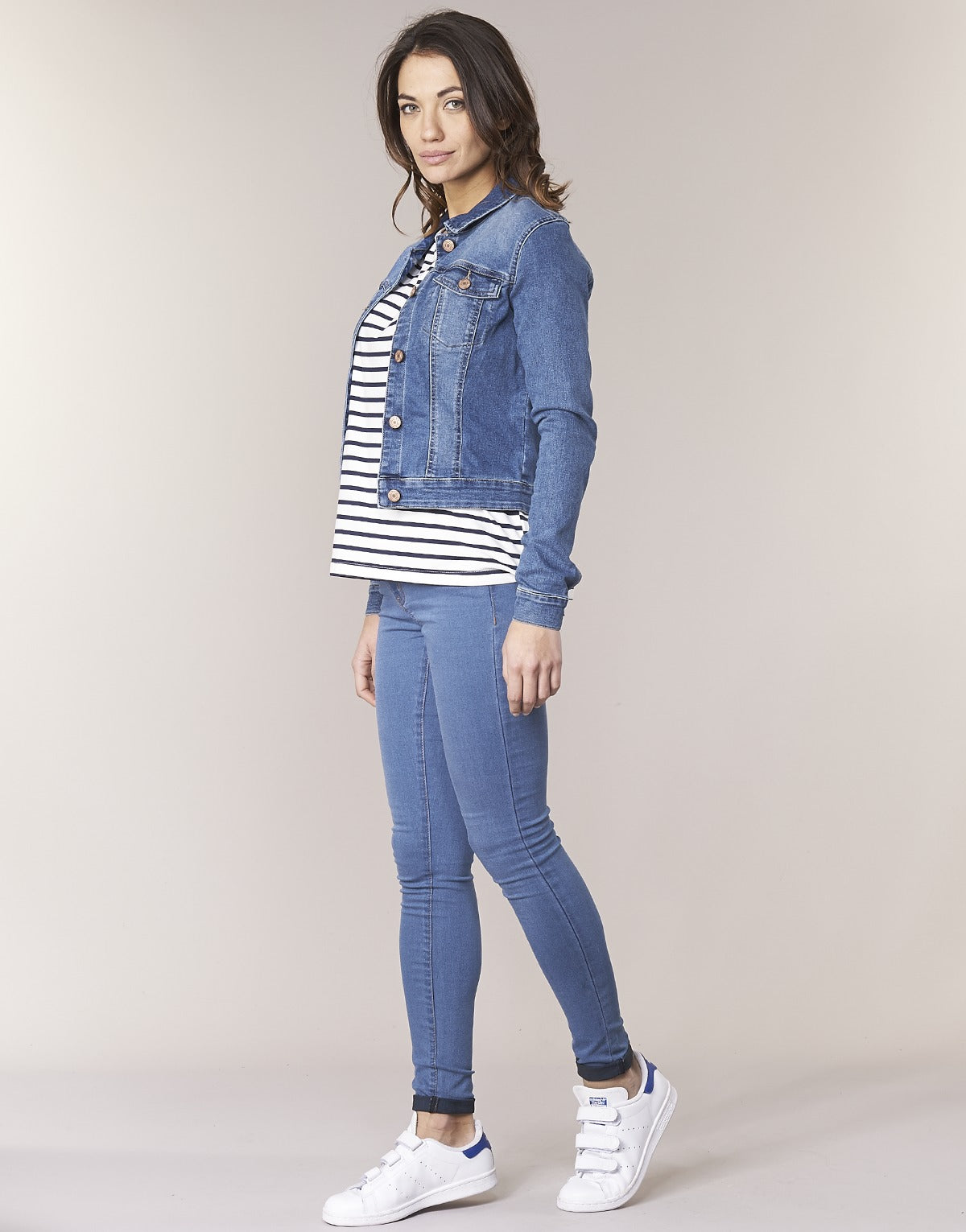 Jeans Slim Donna Noisy May NMEVE Blu