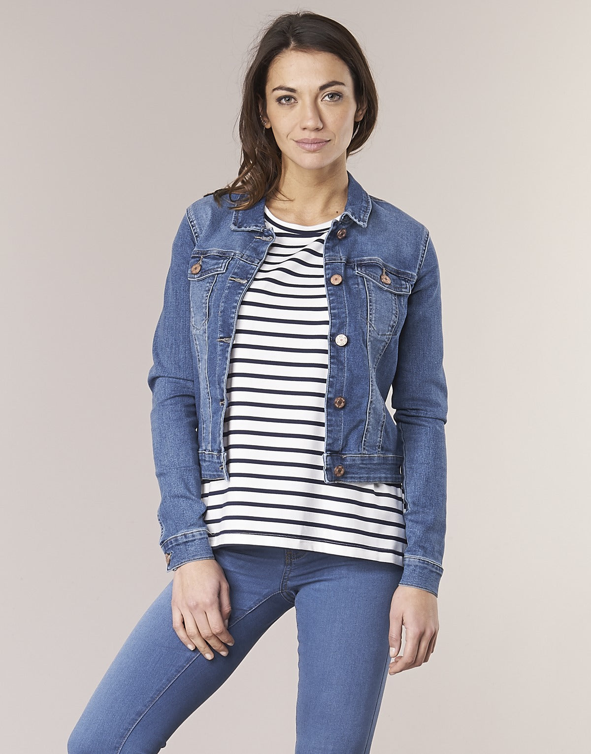 Giacca in jeans Donna Noisy May NMDEBRA Blu