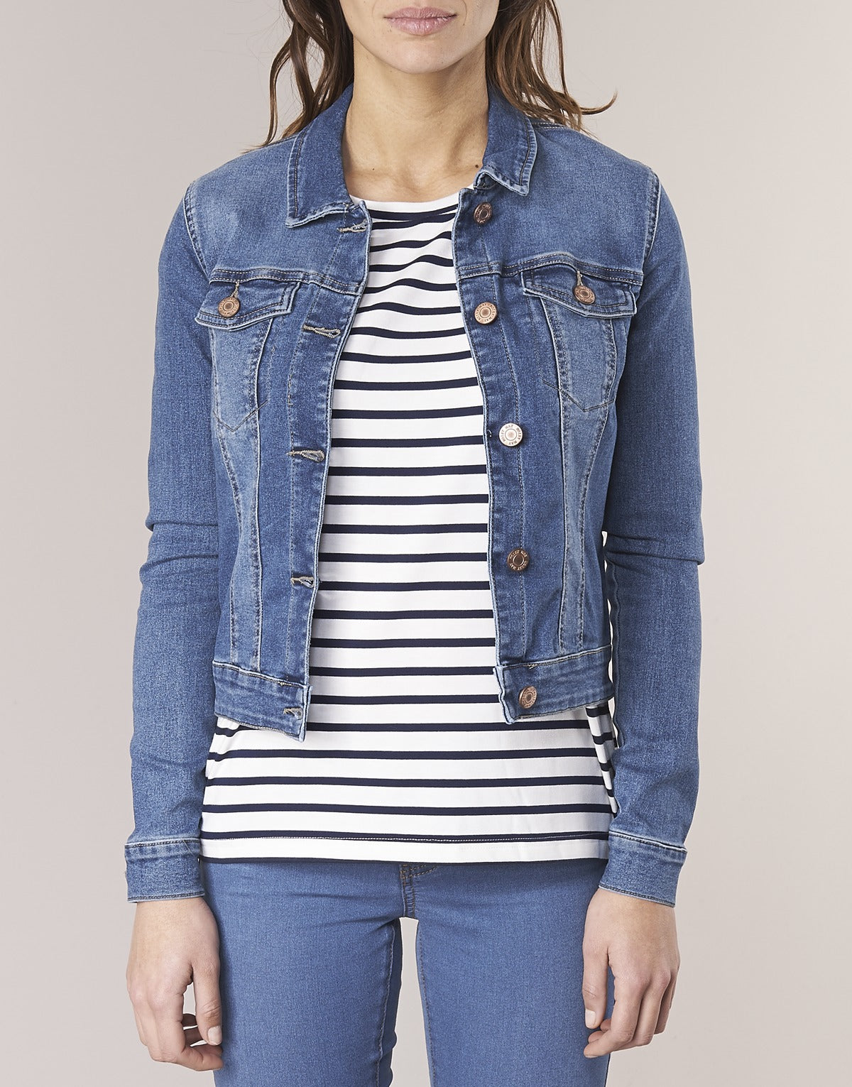 Giacca in jeans Donna Noisy May NMDEBRA Blu