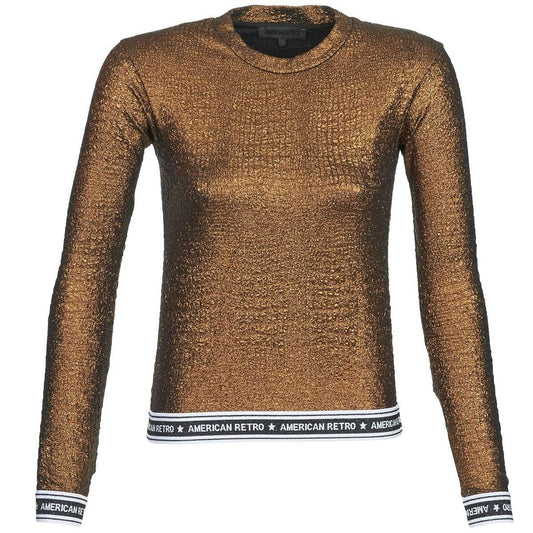 T-shirts a maniche lunghe Donna American Retro ALLAN Oro