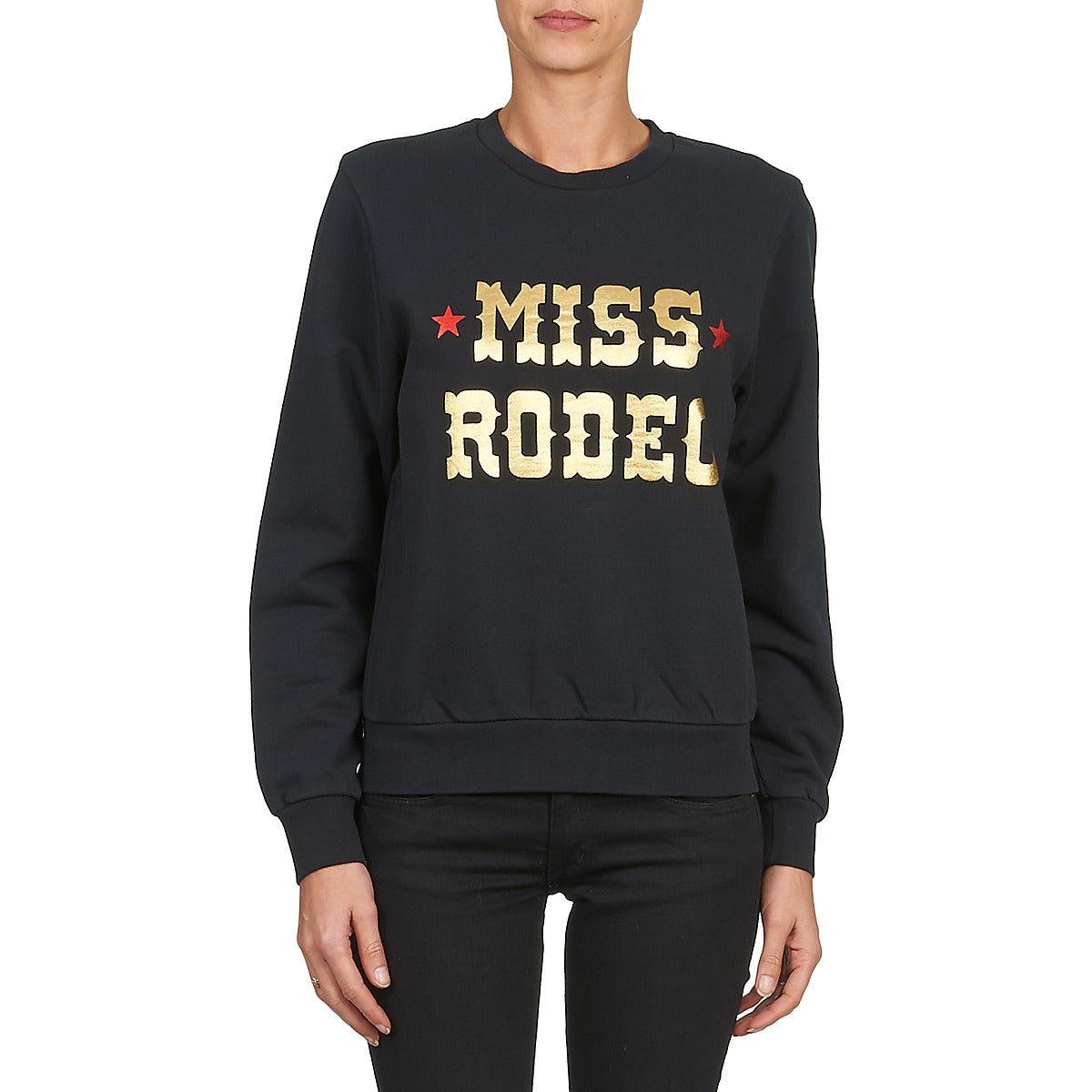 Felpa Donna American Retro MIRKO Nero