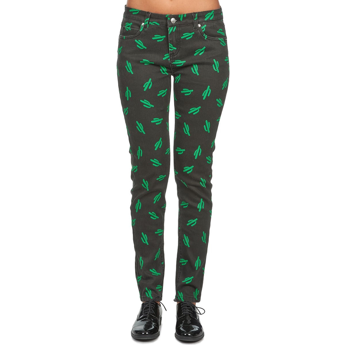 Jeans Slim Donna American Retro TINA Verde